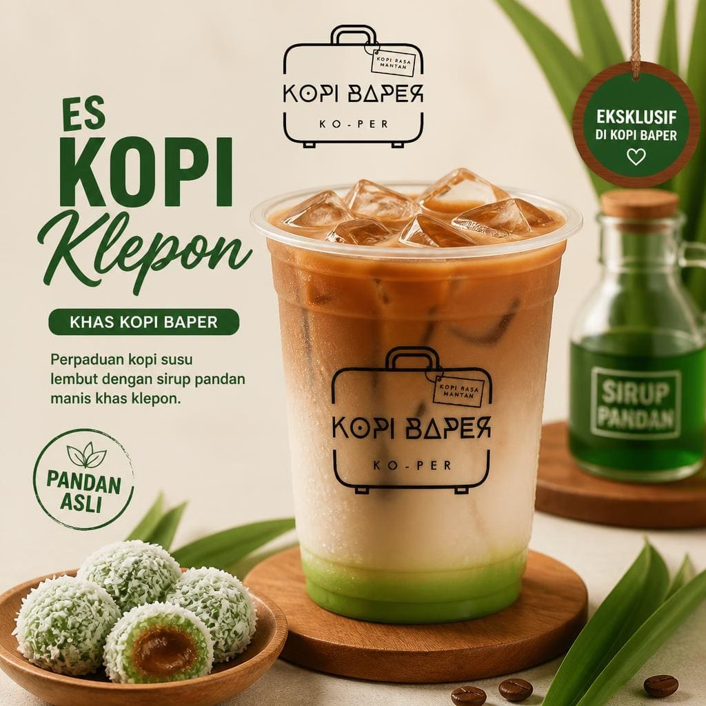 Es Kopi Klepon Kopi Baper
